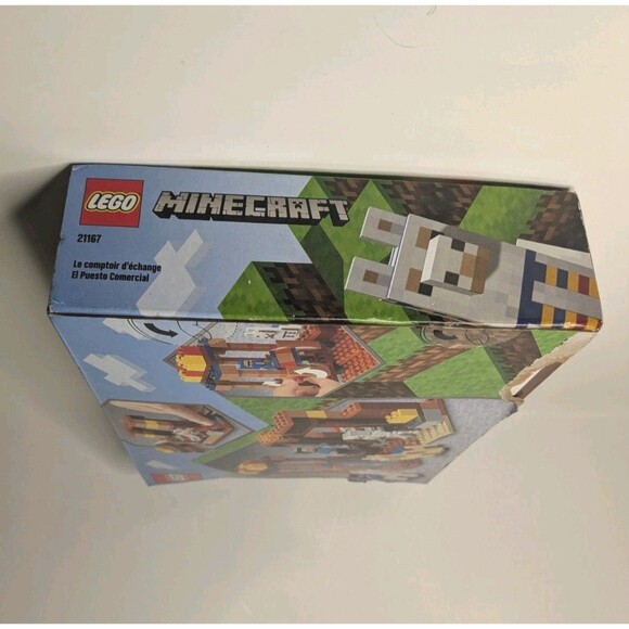 Lego Minecraft The Trading Post 21167 Building Set 5 Figurines Retired New! Gift - Picture 5 of 7